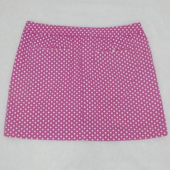 J.CREW Pink and white mini skirt - Picture 7 of 9